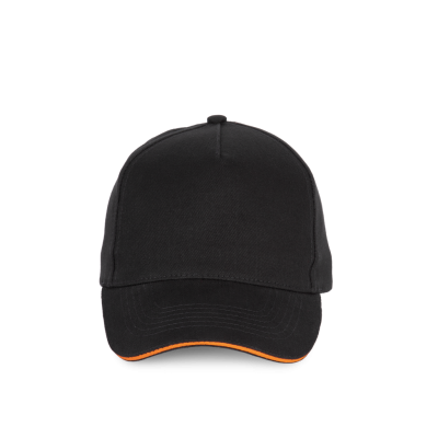 5 panels cotton sandwich cap